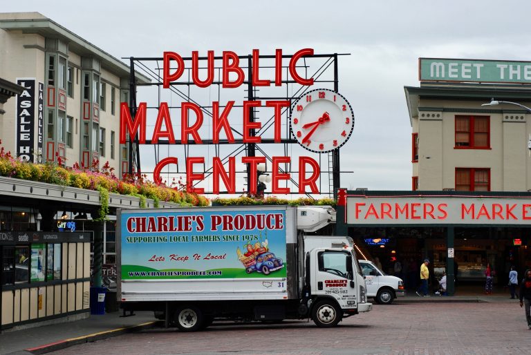 Seattle Public Market  768x514 - Seattle: Die Smaragdstadt am Pazifik